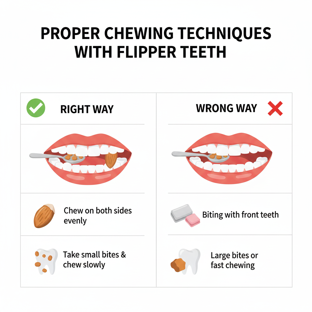 Chewing techniques graphic